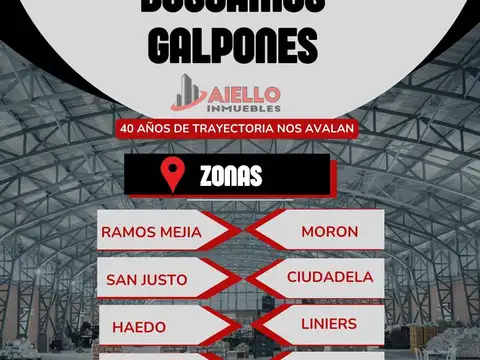 GALPON EN ALQUILER BOLIVAR 300
