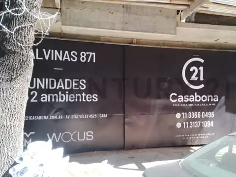 Departamento en Venta de 1 dormitorio