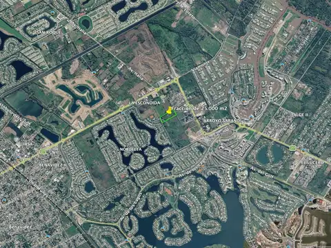 Fracción de 25.067 m² en zona Nordelta – Tigre
