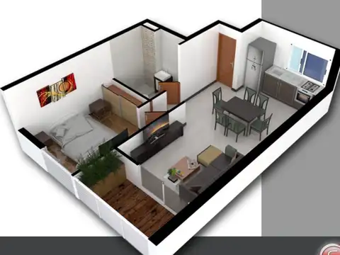 Venta de Departamento 1 dormitorio con terraza exclusiva