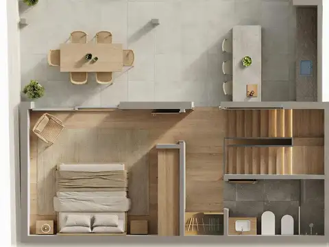 Depto Tipo Casa en Venta en Chacarita, USD 460.000