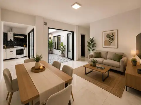 VENTA: Casa de pasillo tipo PH, dos dormitorios con patio central. APTA CRÉDITO