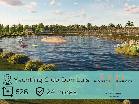 Terreno de 526 m2 en venta en Yachting Club Don Luis – General Rodríguez