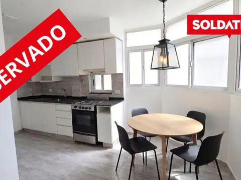 Departamento venta 2 ambientes mas escritorio, Recoleta, apto credito