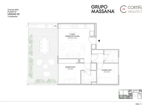 Charcas 4600, Piso 6