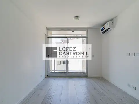 IMPECABLE MONOAMBIENTE! A ESTRENAR! Balcón al pulmón de manzana c/vista abierta! Todo luz y sol! Amenities! ÚNICO! OPORT!