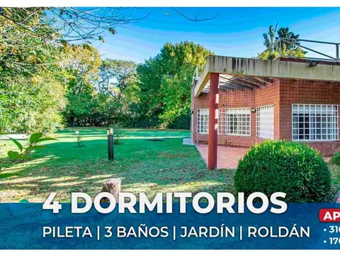 CASA VENTA 4 DORMITORIOS ROLDÁN COTOS DE ALAMEDA