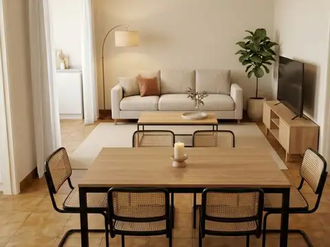 DEPARTAMENTO PLANTA BAJA . FRENTE . AMPLIO . PATIO PROPIO