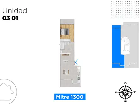 Departamento en Venta en Centro, USD 92.700