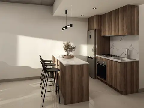 Departamento 2 ambientes con 1 baño