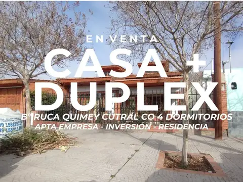 VENTA CASA 3 DORMITORIOS MAS DUPLEX CUTRAL CO