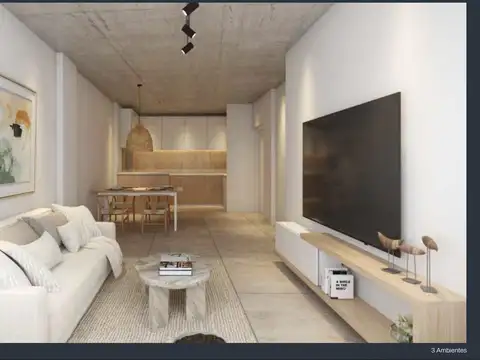 Departamento 2 ambientes con 1 baño