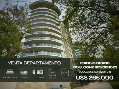 Departamento en venta c/ cochera en 5.ª Sección Residencial Sur