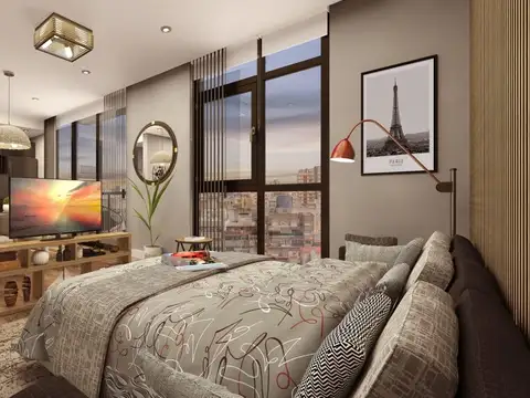 Departamento 2 ambientes con 1 baño