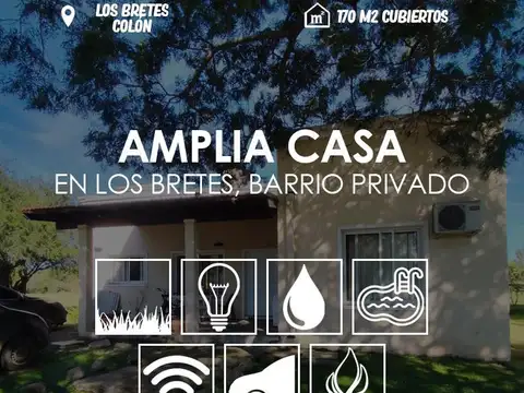 Casa en Barrio Privado en Colón