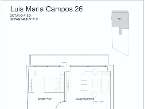 Departamento en el emprendimiento CALIX Palermo