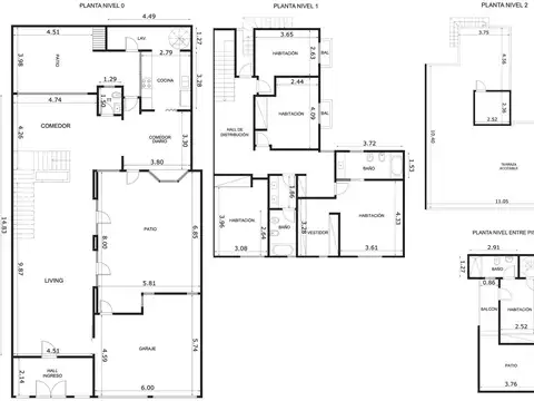 Casa 7 ambientes con 2 baños