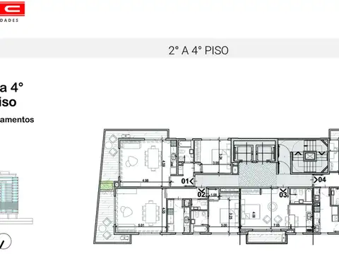 Departamento en Venta de 3 ambientes