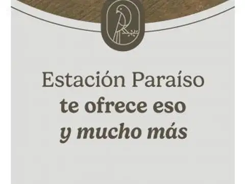 Venta Lote barrio abierto &quot;Estación Paraíso&quot; Piñero