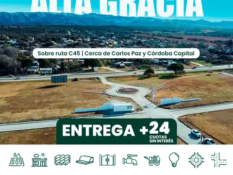 Lote en Alta Gracia -LOMAS DE LA ESTANCIA - Escritura 