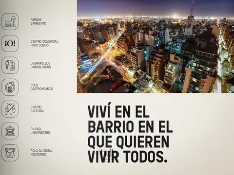Departamento en Venta de 1 dormitorio