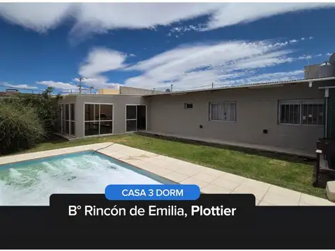 Casa 3 dorm EN VENTA, Rincon de Emilia, Plottier
