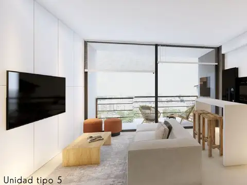 Departamento 2 ambientes con 1 baño