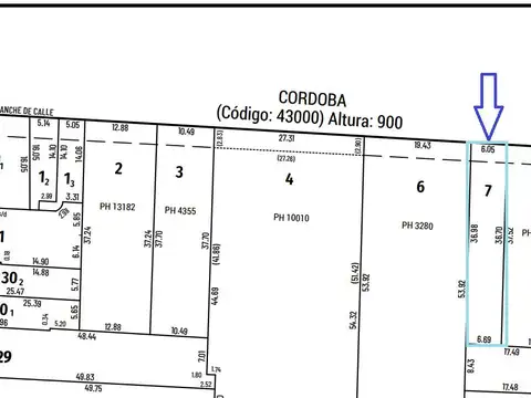 Terreno en Venta en Centro, USD 570.000