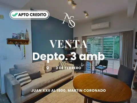 Departamento en Martin Coronado