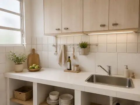 Departamento 2 ambientes con 1 baño