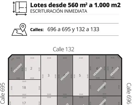 Terreno en Venta en La Plata, USD 22.000