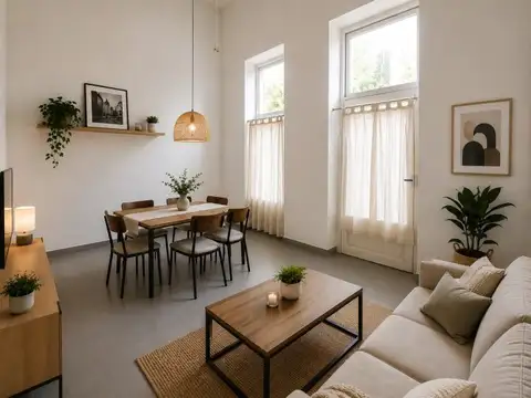 Depto Tipo Casa 3 ambientes con 2 baños