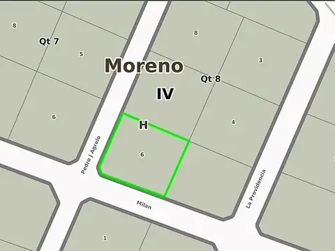 Terreno en Venta de 1236,0 m2