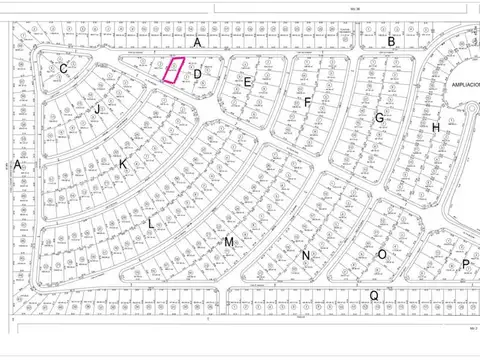 Terreno en Venta 52  mts Fondo