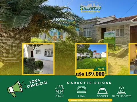 Chalet sobre Av. Mario Bravo, a 3 cuadras del mar