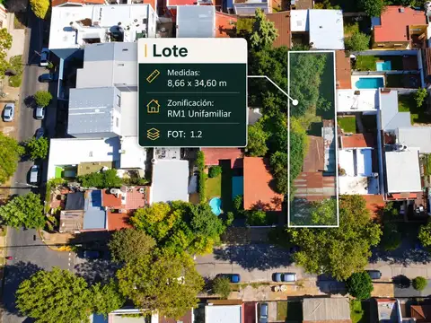 Lote en venta Beccar