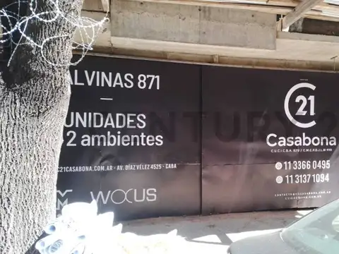 Departamento en Venta en Parque Chacabuco, USD 99.000