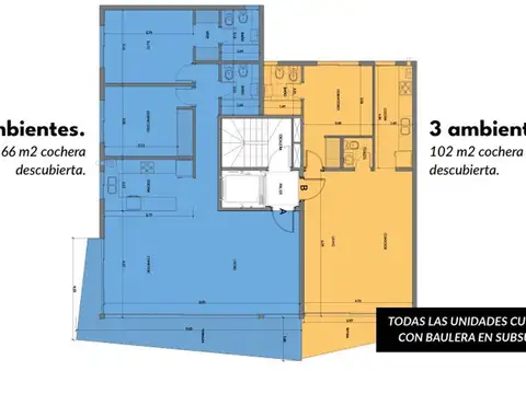 Departamento en Venta de 3 ambientes