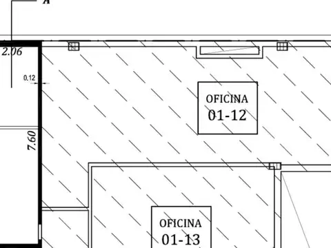 Oficina 5 ambientes con 1 baño