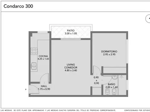 Departamento en Venta de 2 ambientes