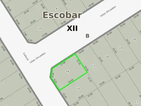 Terreno en Venta de 240,0 m2
