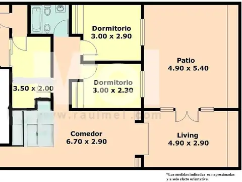 Departamento en Alquiler de 2 dormitorios