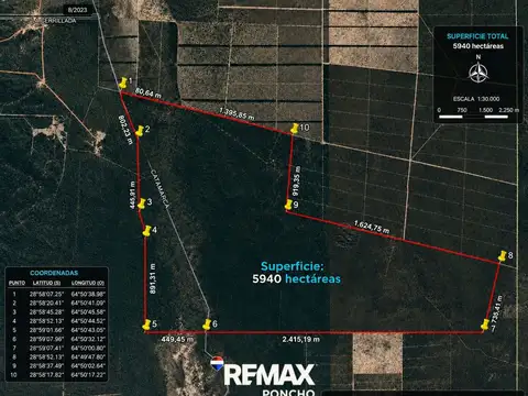 SE VENDECAMPO OPORTUNIDAD 5.940HA LA PAZ CATAMARCA