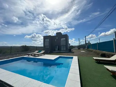 CASA A ESTRENAR 3 DORM PILETA Y VISTA SAN ANTONIO