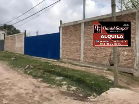 ALQUILER – DEPÓSITO / TERRENO DE 800 M2