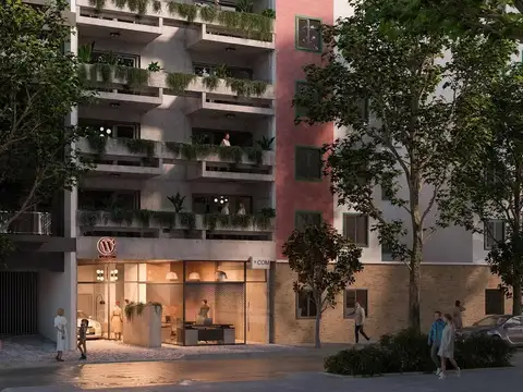 Departamento 2 ambientes con 2 baños