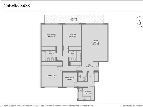 Departamento en Venta en Palermo Chico, USD 310.000