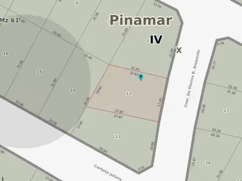 Terreno en Venta en Valeria del Mar, USD 185.000