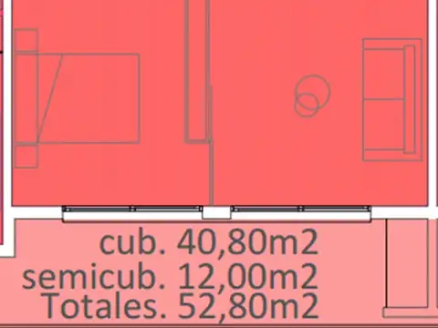 Departamento en Venta de 2 ambientes