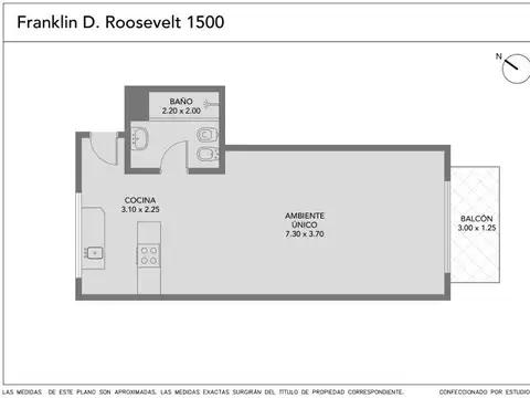 Departamento en Venta en Belgrano, USD 126.000
